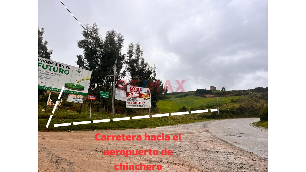 A Precio De Ocasion, Vendo Terreno  En Chinchero A Pie De Pista