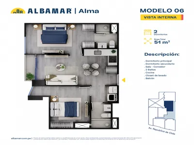 Modelo Modelo 6 · Pisos 4 al 11