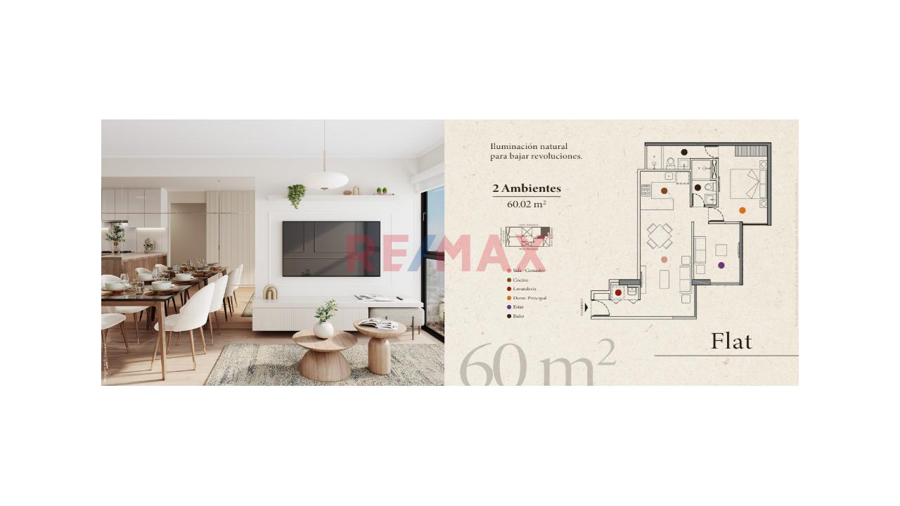 Departamento En Venta En Miraflores De Estreno De 60.12 M2 Cerca Al Mar