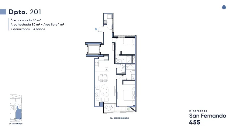 Modelo Flat 201