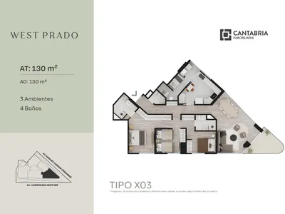 Modelo X03 · Pisos 2 al 17