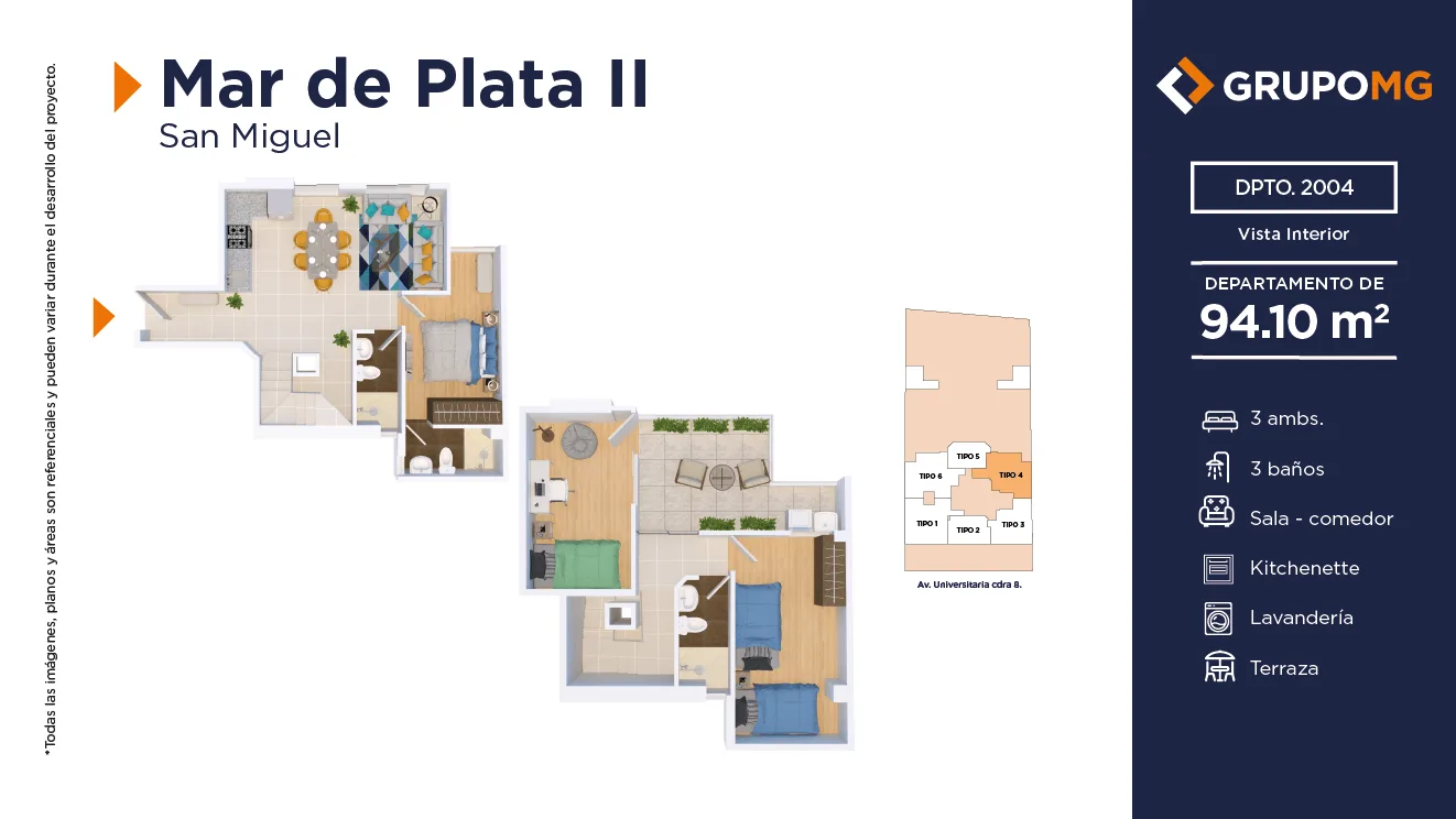Modelo 4 · Piso 20