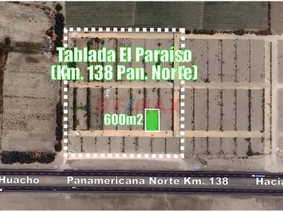 Se Vende Terreno De 600 M2 En El Paraíso - Huacho
