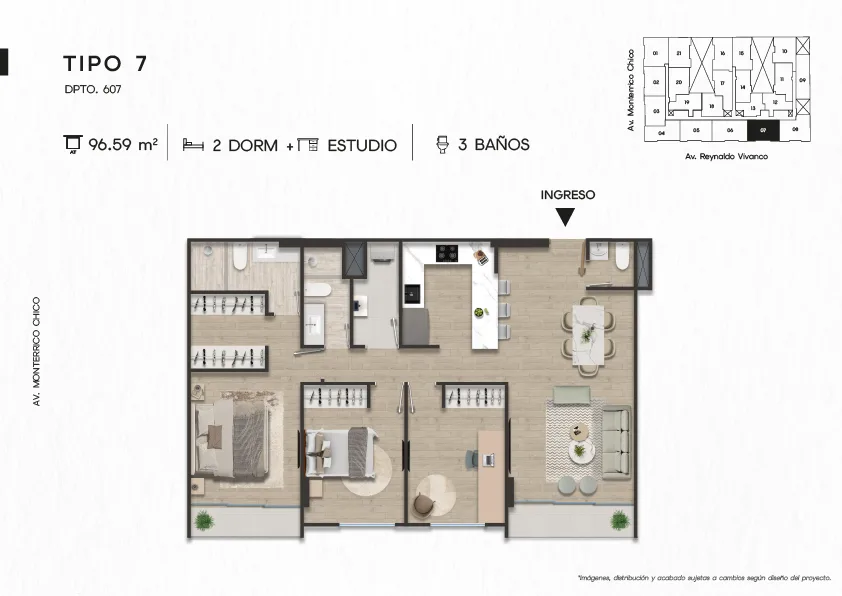 Modelo DPTO. 607