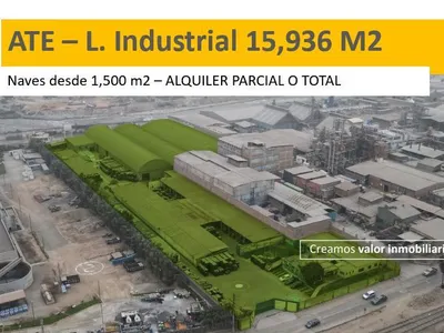 Alquiler de Local Industrial en Ate - Lima 0 Dormitorio 