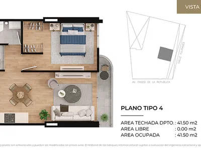 Modelo Tipo 4 · Pisos 3 al 20