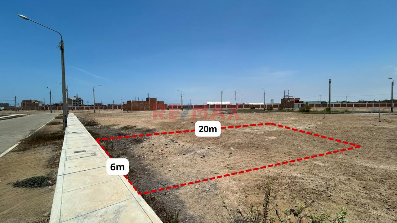 Terreno En Venta Urb. Los Ficus Ii Etapa Pimentel