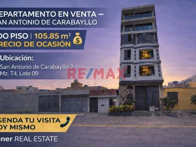 Venta de Departamento en Carabayllo - Lima 3 Dormitorios 