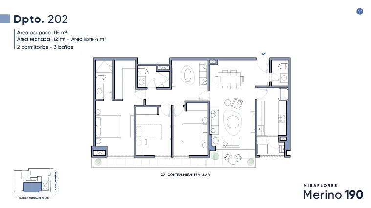 Modelo Flat 202