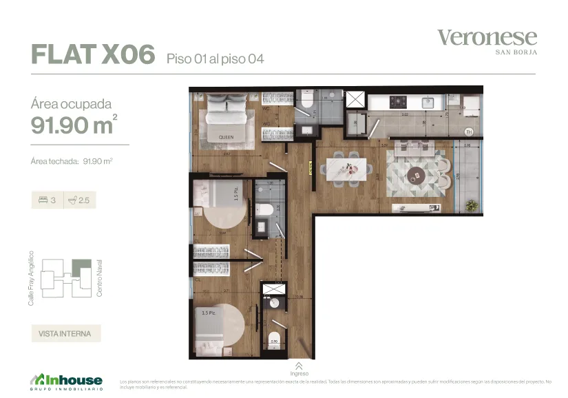 Modelo x06 · Pisos 2 y 4