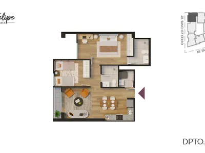 Modelo A2 · Pisos 2 y 19