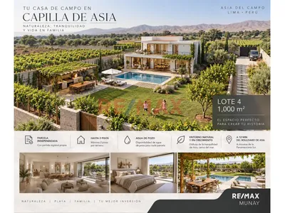 Lote 4 En Venta En Capilla De Asia – 1,000 M²