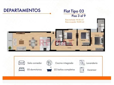 Se Vende Departamento Estreno -San Andrés Ii Etapa-(A 2 Cuadras Unt)-Dpto 601-93.80M2-S/418.700