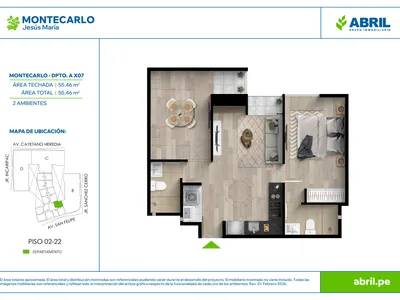 Modelo MC-1-X07 · Pisos 3 al 17