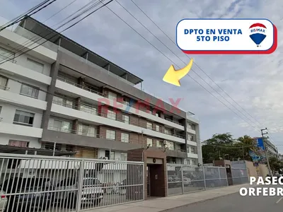 Departamento En Venta 5To Piso + Estacionamiento Paseo Orfebres La Victoria