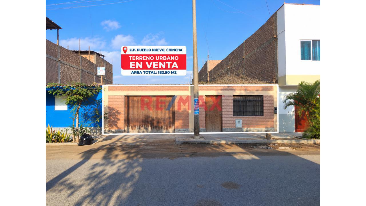 🏡 Casa En Venta Como Terreno – Pueblo Nuevo, Chincha