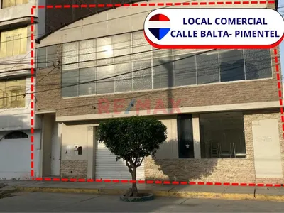 Alquiler Local Comercial  - Dos Pisos + Azotea+ Terreno  En Pimentel