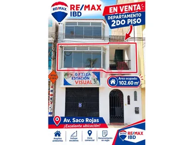 Departamento En Avenida Principal Saco Rojas