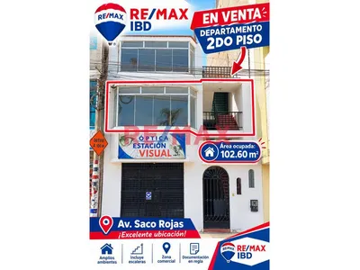 Departamento En Avenida Principal Saco Rojas