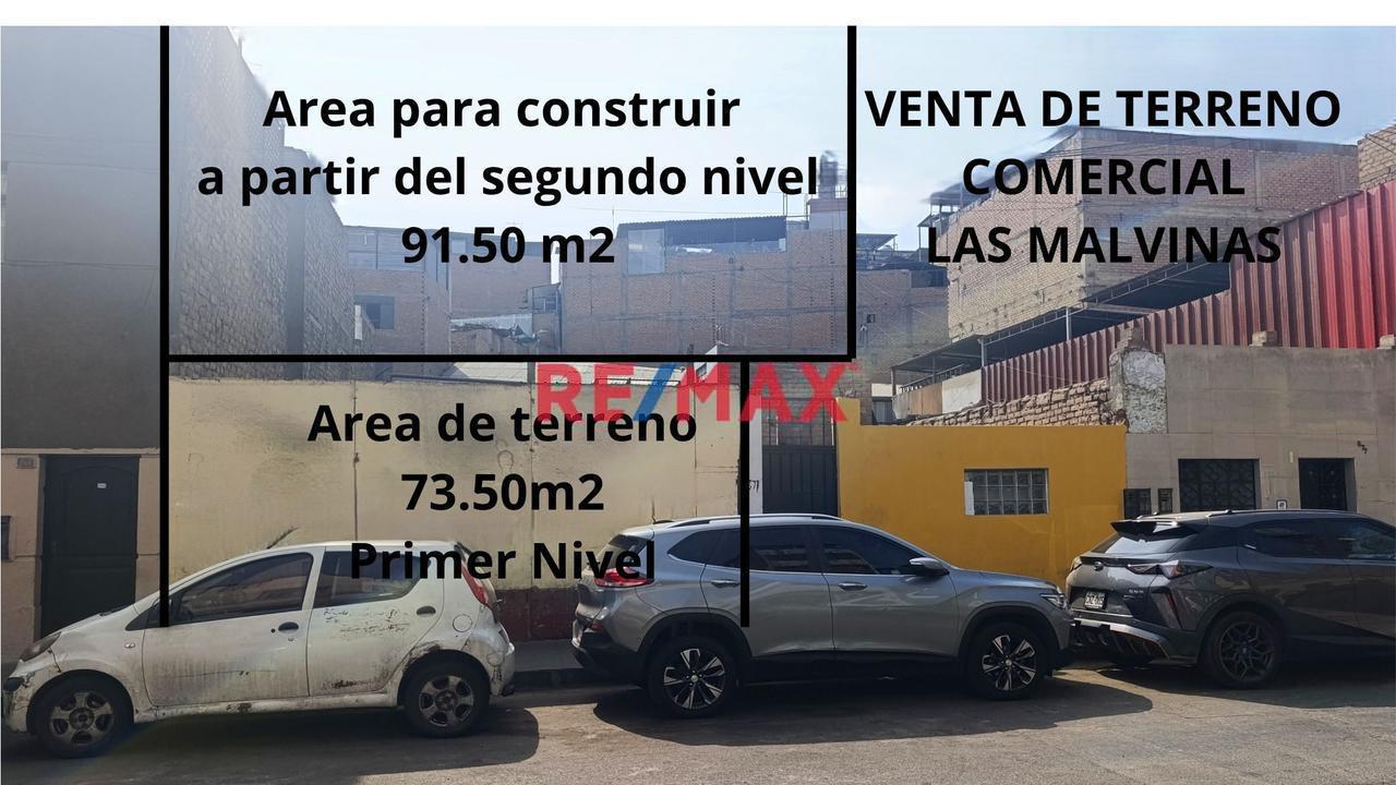 Venta De Terreno Comercial Cercado De Lima Malvinas: