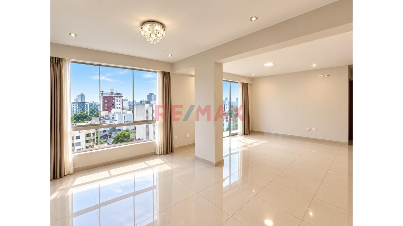 Se Vende Amplio Departamento En Céntrica Y Tranquila Zona En Surquillo. 3D + Estacionamiento + 2 Depósitos