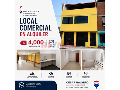 🏪 Local Comercial De 130 M² En Alquiler | Av. Revolución