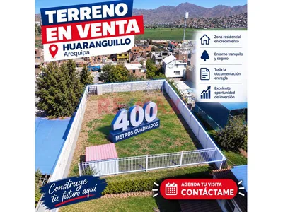 🏡 Se Vende Terreno Urbano En Huaranguillo, Sachaca