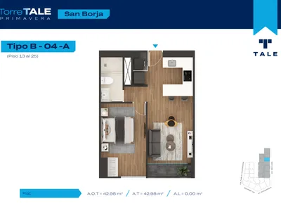 Modelo B-X04-13 AL 25-A · Pisos 15, 16, 20, 24, 25