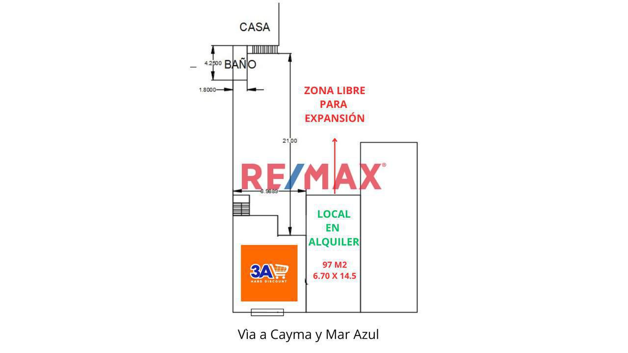 Alquiler De Local Comercial En Avenida Principal De Asia - Al Lado Del Boulevard - Primer Piso