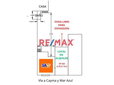 Local Comercial en alquiler · Asia · 100 m²
