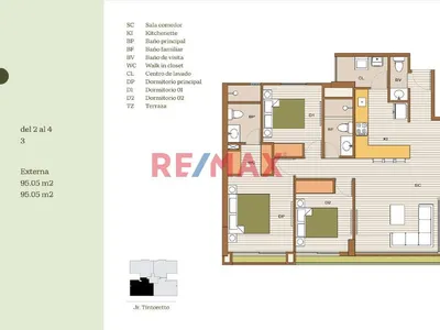 Departamentos En Preventa En San Borja | Del 2.º Al 4.º Piso Desde 90.28 M²