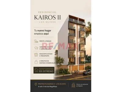 ¡Estrena Departamento En Los Olivos! 📍 Proyecto Kairos Ii