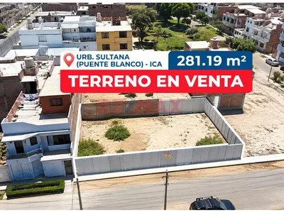 Se Venden Tres Terrenos Juntos De 281.19 M2 - Urb Sultana