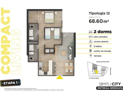Modelo 12 · Pisos 2 al 22