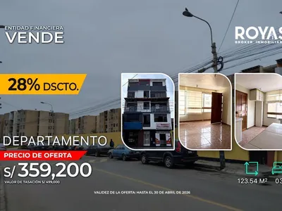 Venta de Departamento en Santiago de Surco - Lima 3 Dormitorios 