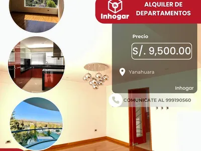 Alquiler de Departamento en Yanahuara - Arequipa 3 Dormitorios 