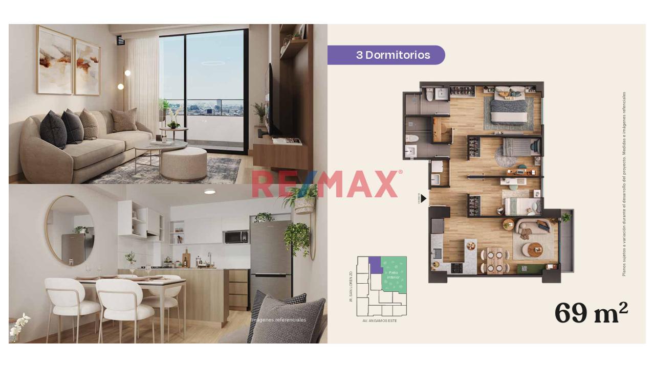 Se Vende Departamento En Av. Angamos Este De Estreno De 3 Dormitorios Y Duplex