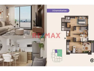 Se Vende Departamento En Av. Angamos Este De Estreno De 3 Dormitorios Y Duplex