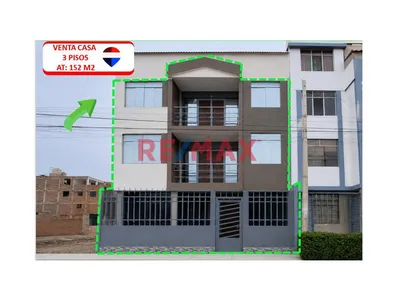 Venta Casa De 3 Pisos En Lambayeque