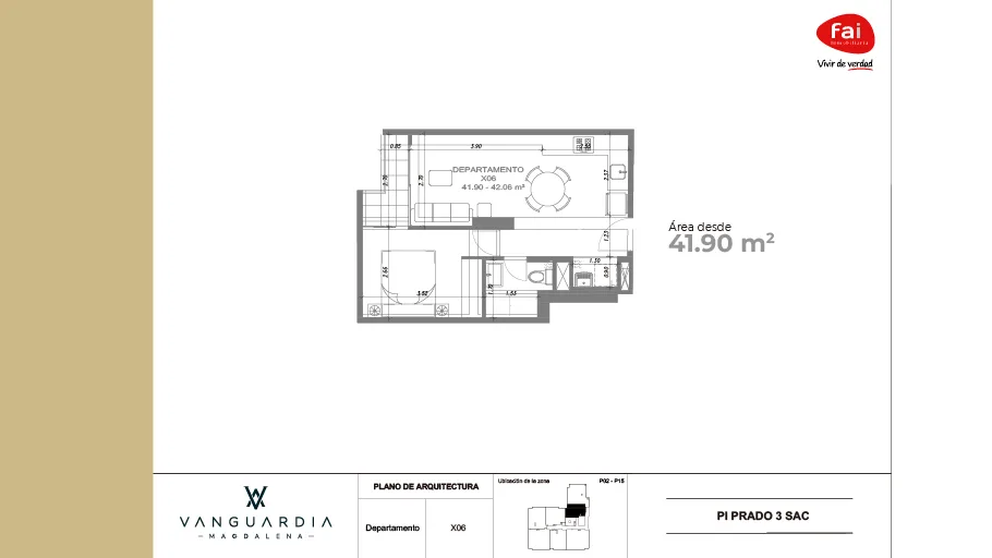 Modelo X06 · Pisos 4, 5, 7, 9, 14