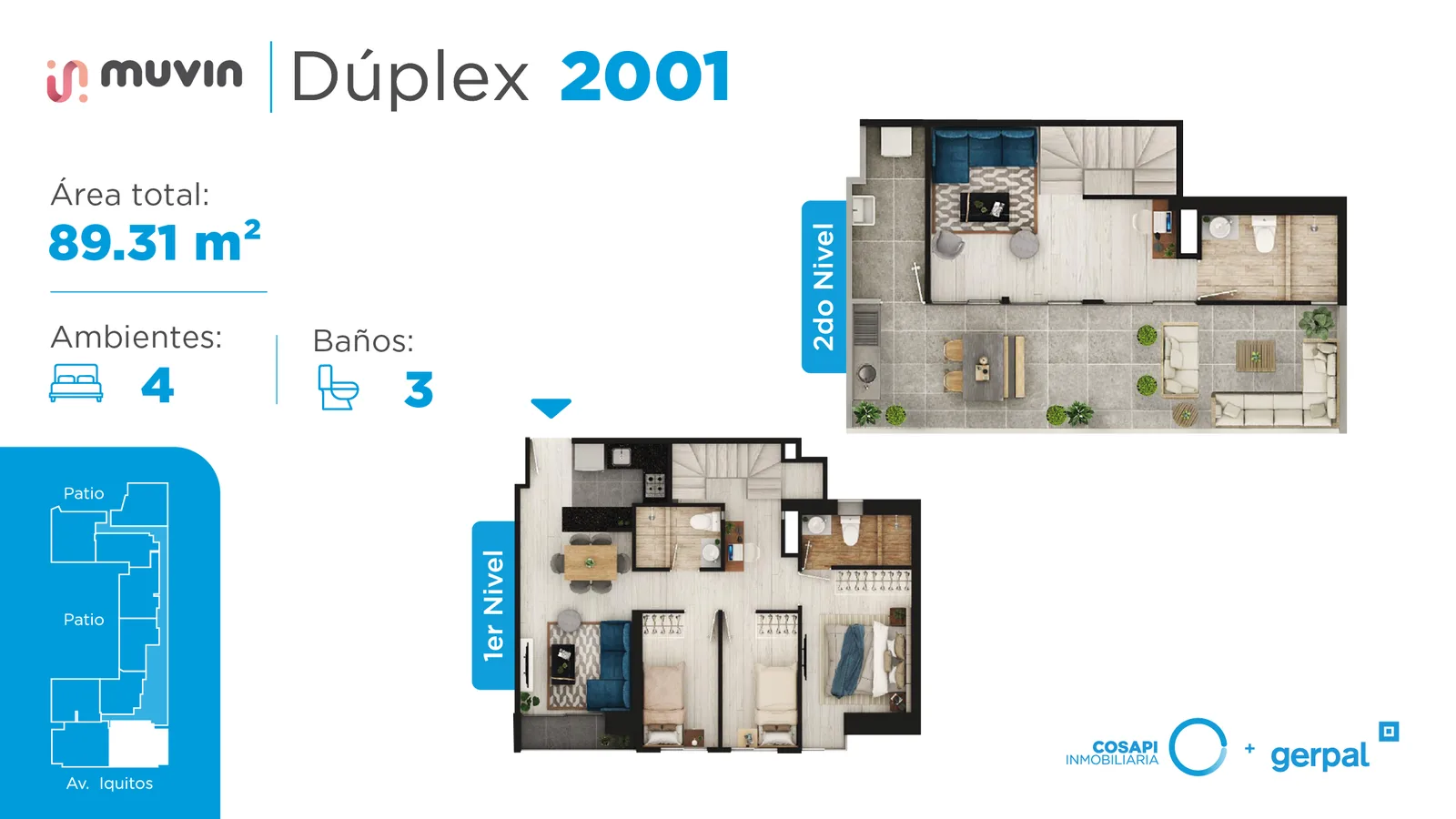 Modelo Departamento tipo 2001