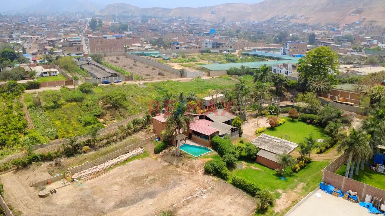 Vendo Casa De Campo + Centro De Eventos  Terreno De 4944.42 M²  En Pachacamac