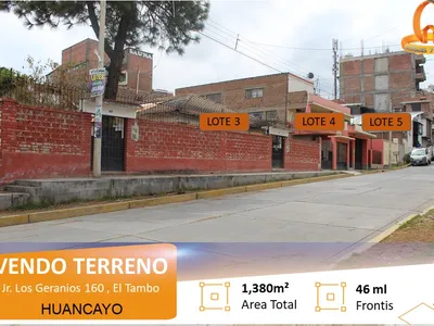 Excelente terreno en venta en El Tambo, Huancayo