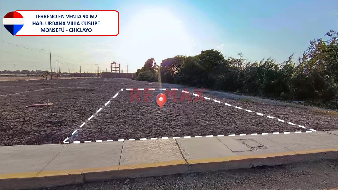 Terreno En Venta Villa Cusupe Monsefu
