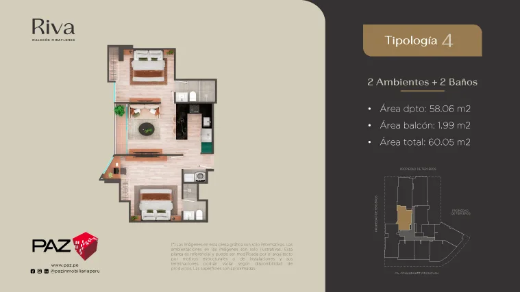 Modelo 4 · Pisos 3, 5, 6