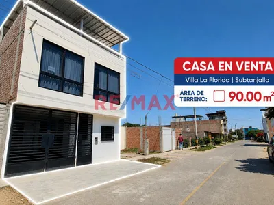 Casa En Venta En Villa La Florida – Sector Macacona, Subtanjalla