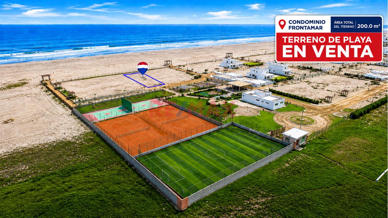 Terreno En Primera Fila Frente Al Mar – Condominio Frontamar, Chincha | Ica