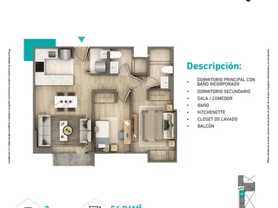 Modelo Tipo X08 · Pisos 6 y 23