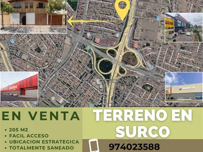Terreno 205 m²