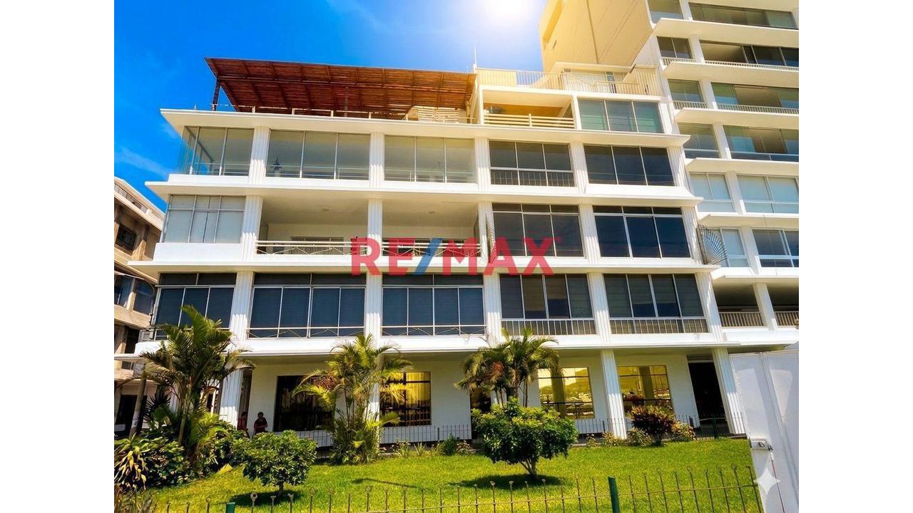 Lindo Departamento Con Vista Al Mar En El Balneario De Ancon